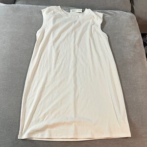 a new day Cream Sleeveless Mini Dress